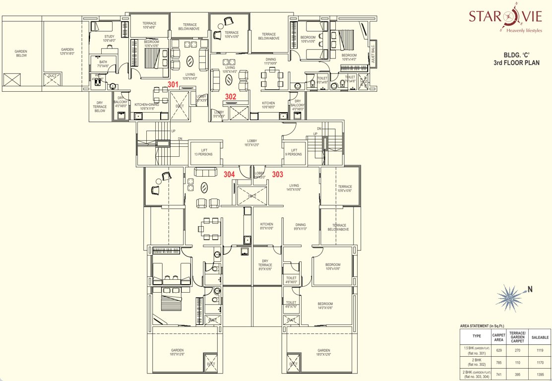  starvie c bulding Starvie C Bulding Cluster Plan for 3rd Floor