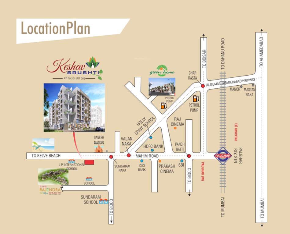  keshav srushti Location Plan