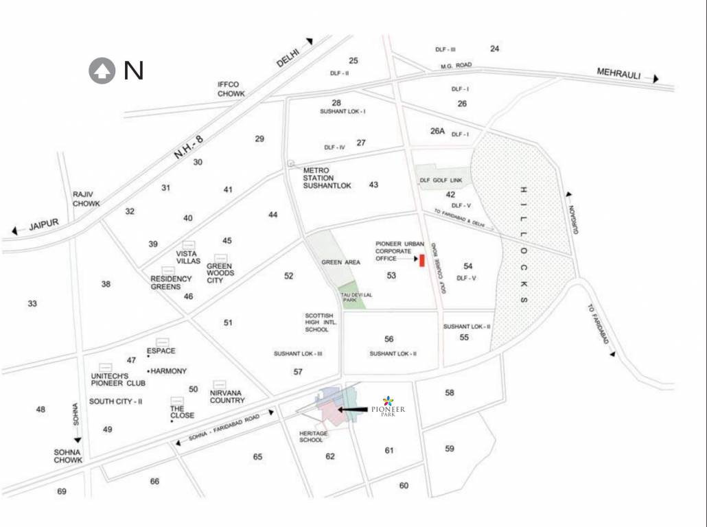 urban square Location Plan