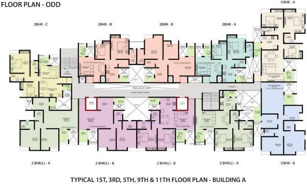 Images for Cluster Plan of Parklane Urbanjoy Wing A