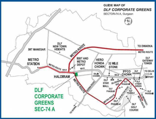  corporate-greens Location Plan