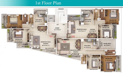 Shubh Swapn Enclave Cluster Plan for 1st Floor swapn-enclave Shubh Swapn Enclave Cluster Plan for 1st Floor