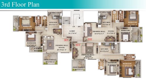 Shubh Swapn Enclave Cluster Plan for 3rd Floor swapn-enclave Shubh Swapn Enclave Cluster Plan for 3rd Floor
