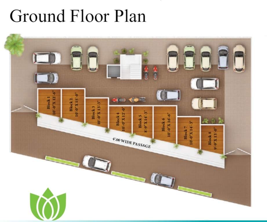  swapn enclave Shubh Swapn Enclave Cluster Plan for ground Floor
