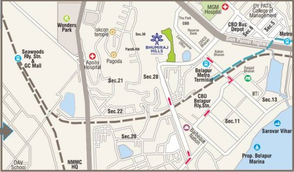  hills-tower-5 Location Plan