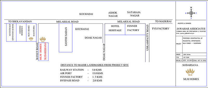 homes sudarsana Location Plan