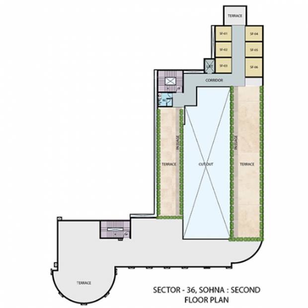  scottish-mall Images for Cluster Plan of Niho Scottish Mall