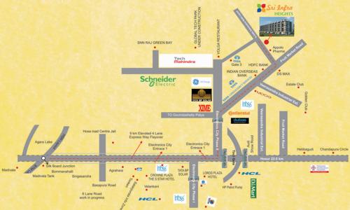  heights Images for Location Plan of Sri Infra Heights