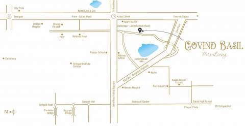 Image of Location Map of Shree Sadguru Developers Pune Govind