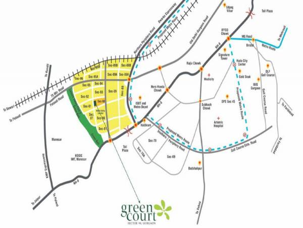 Images for Location Plan of Shree Green Court Commercial