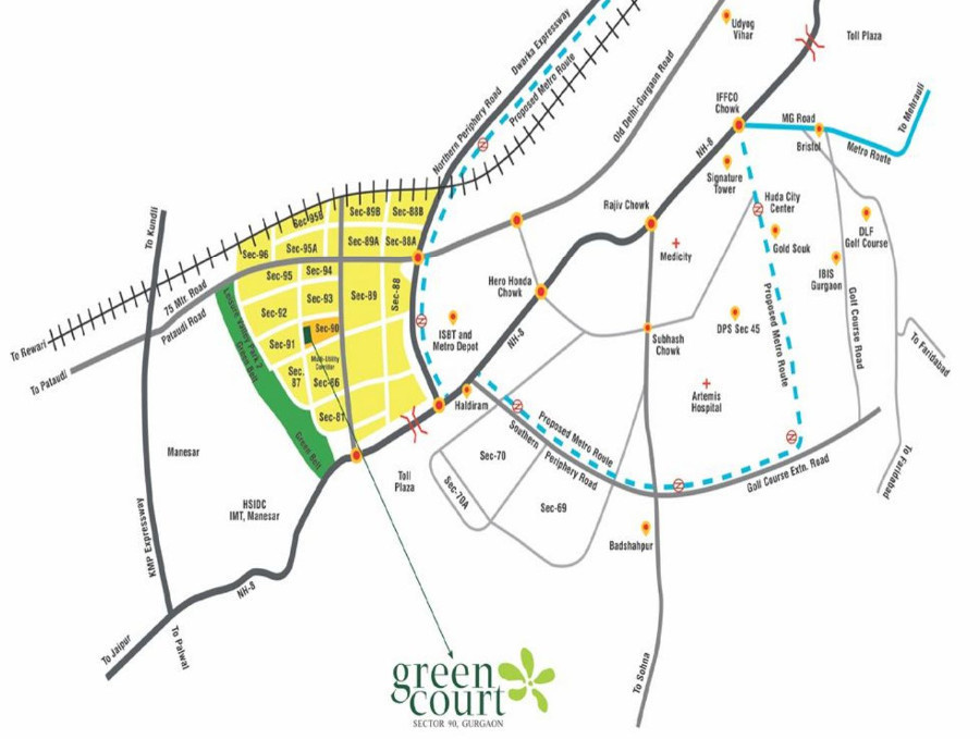 Images for Location Plan of Shree Green Court Commercial