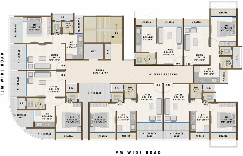 Images for Cluster Plan of Ashiana Pratik Hills