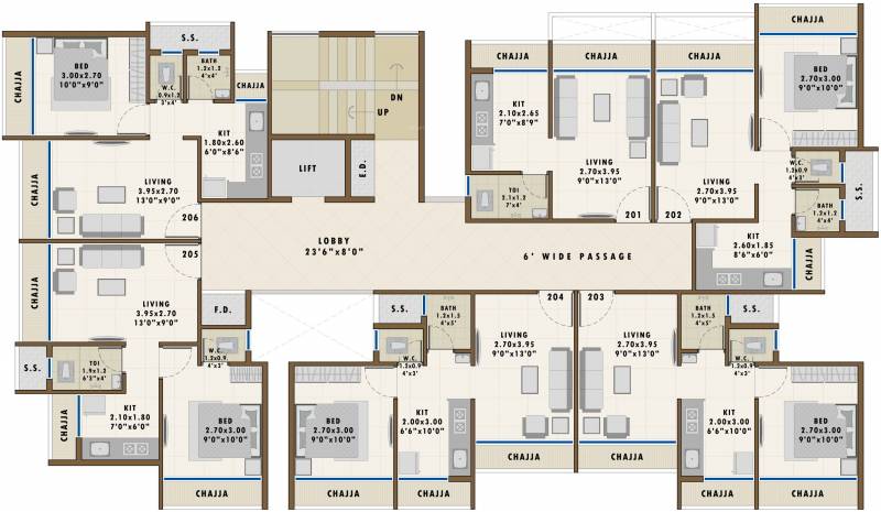 Images for Cluster Plan of Ashiana Pratik Hills