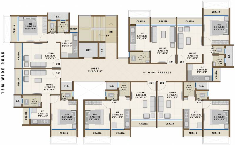 Images for Cluster Plan of Ashiana Pratik Hills