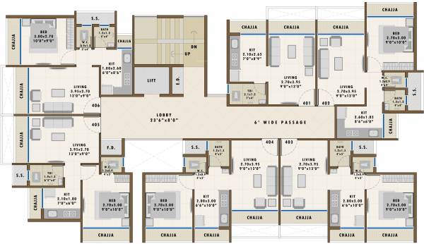 Images for Cluster Plan of Ashiana Pratik Hills