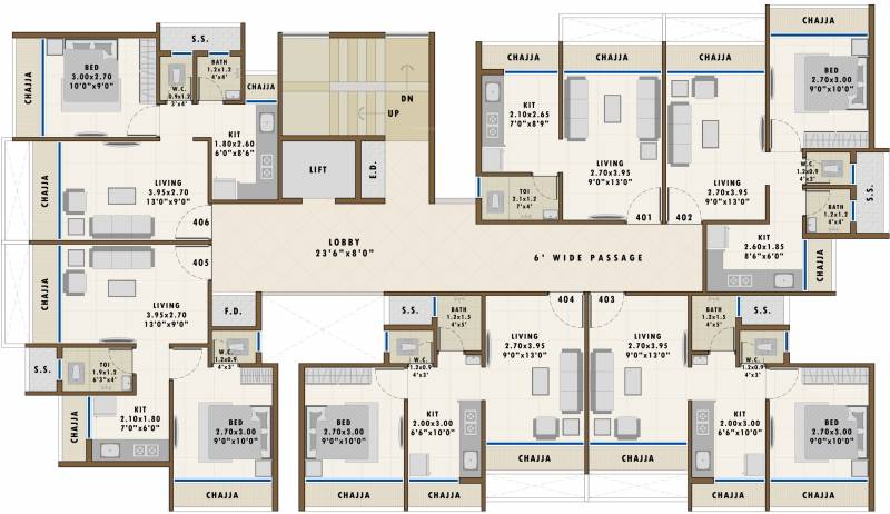 Images for Cluster Plan of Ashiana Pratik Hills