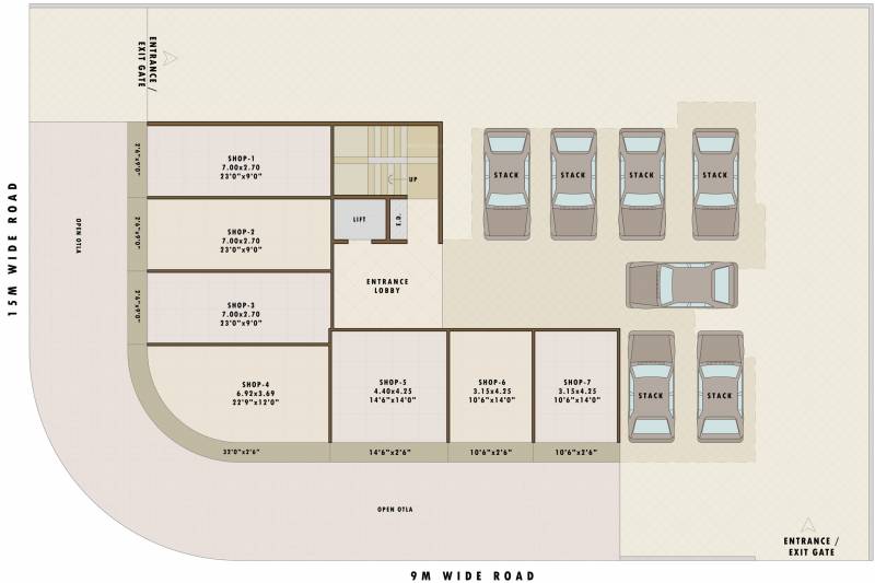 Images for Cluster Plan of Ashiana Pratik Hills