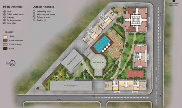  siennaa-wing-b Master Plan