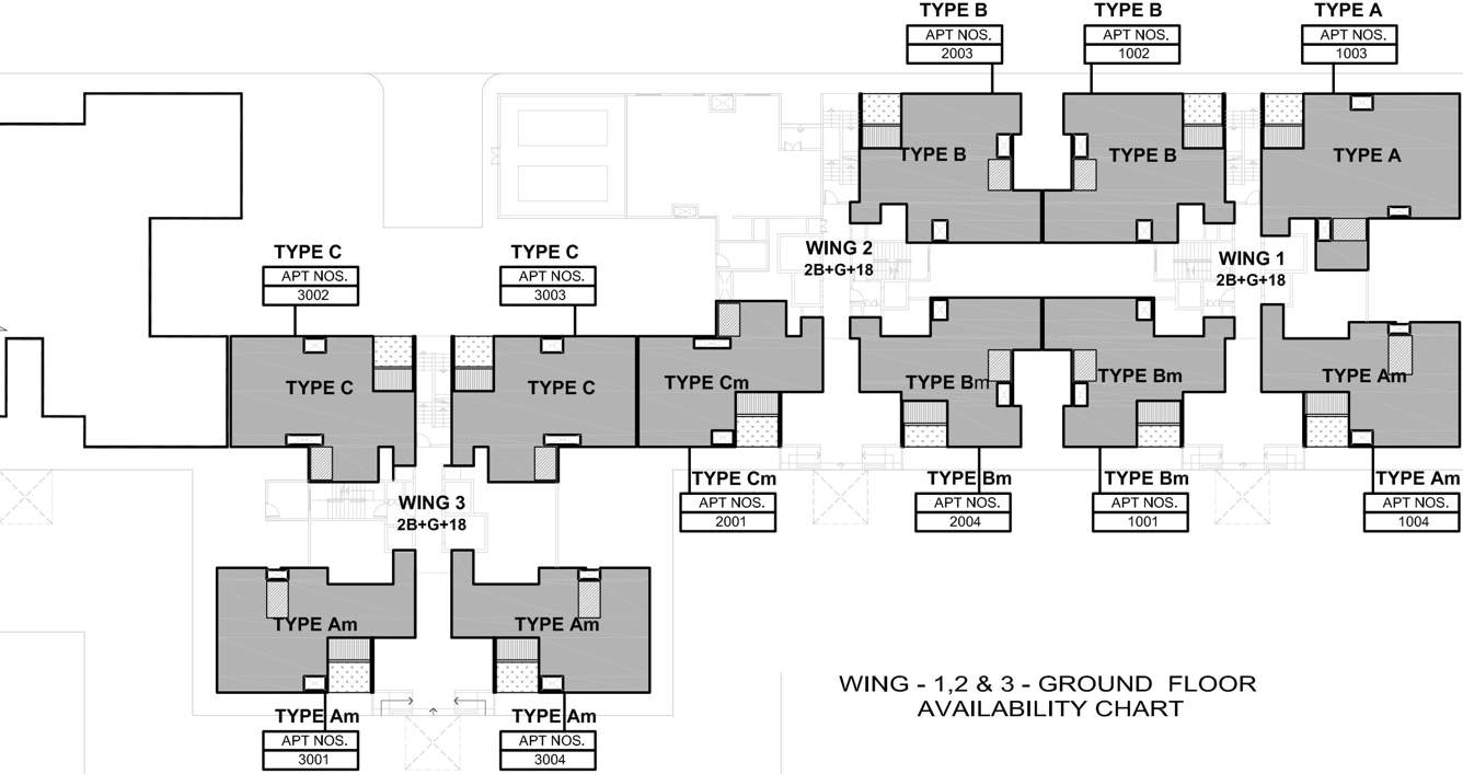 Images for Cluster Plan of Sobha Royal Pavilion Phase 4 Wing 1 2 And 3