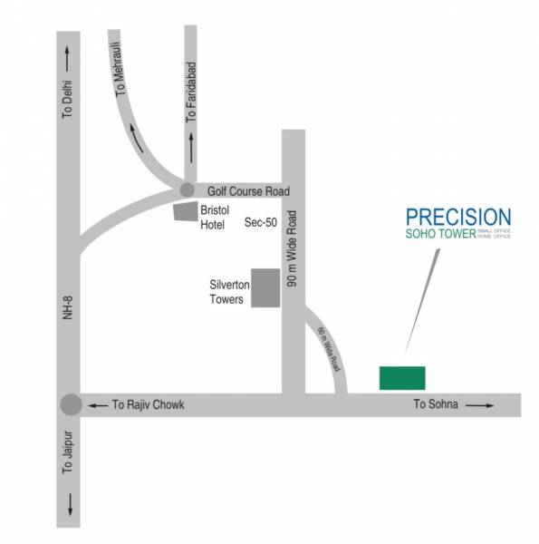Images for Location Plan of Gambhir Precision Soho Tower Commercial