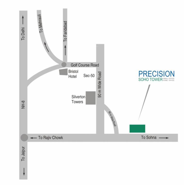 Images for Location Plan of Gambhir Precision Soho Tower Commercial