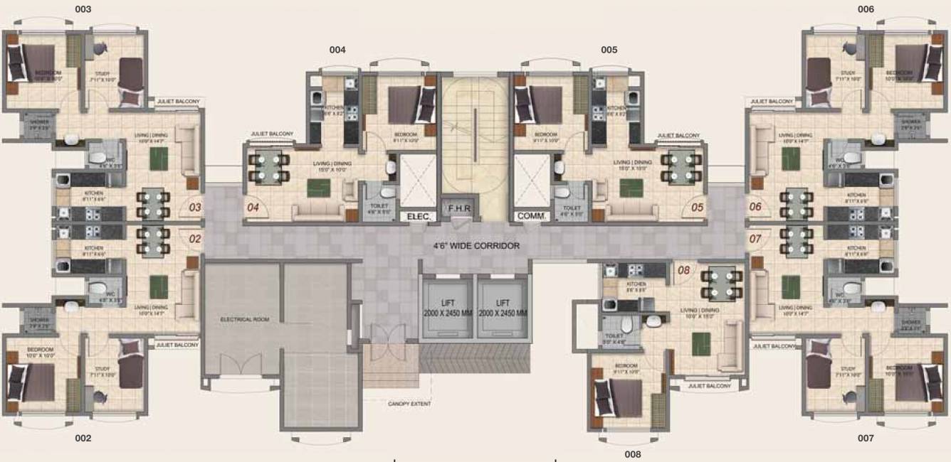 Images for Cluster Plan of Provident Park Square 4