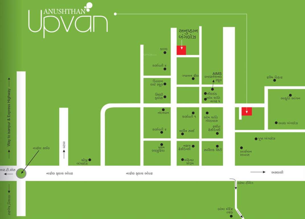  anushthan upvan Images for Location Plan of Radhekrishna Anushthan Upvan