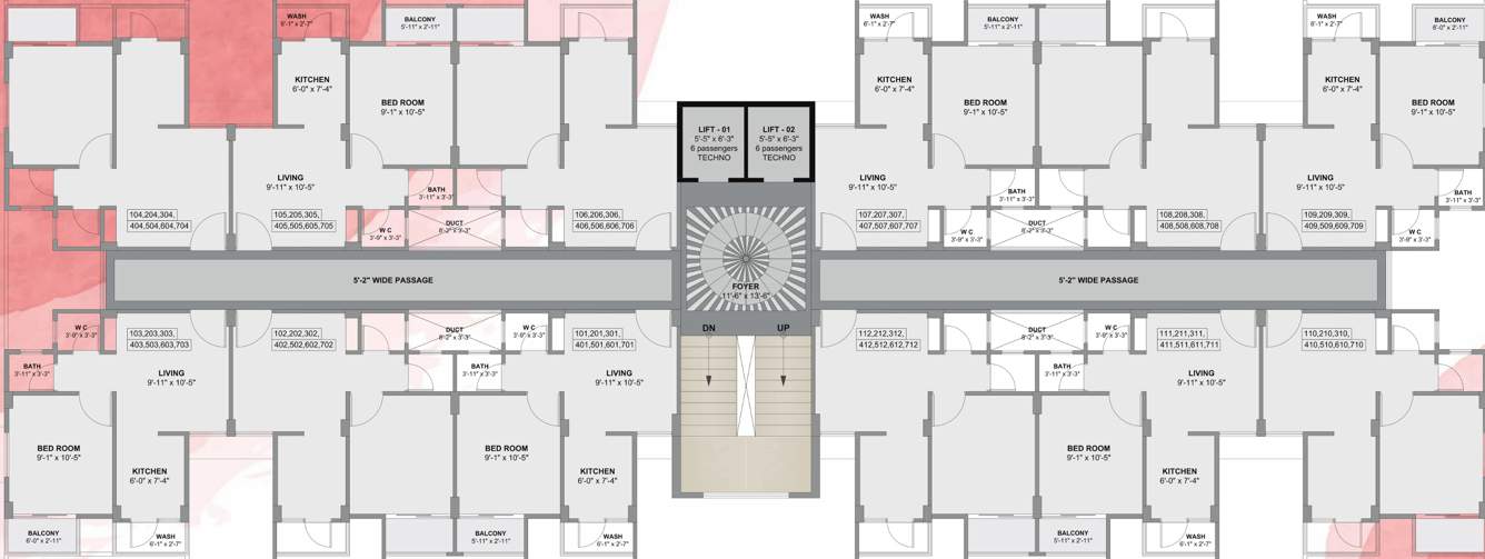  elegance Images for Cluster Plan of Aatrey Elegance