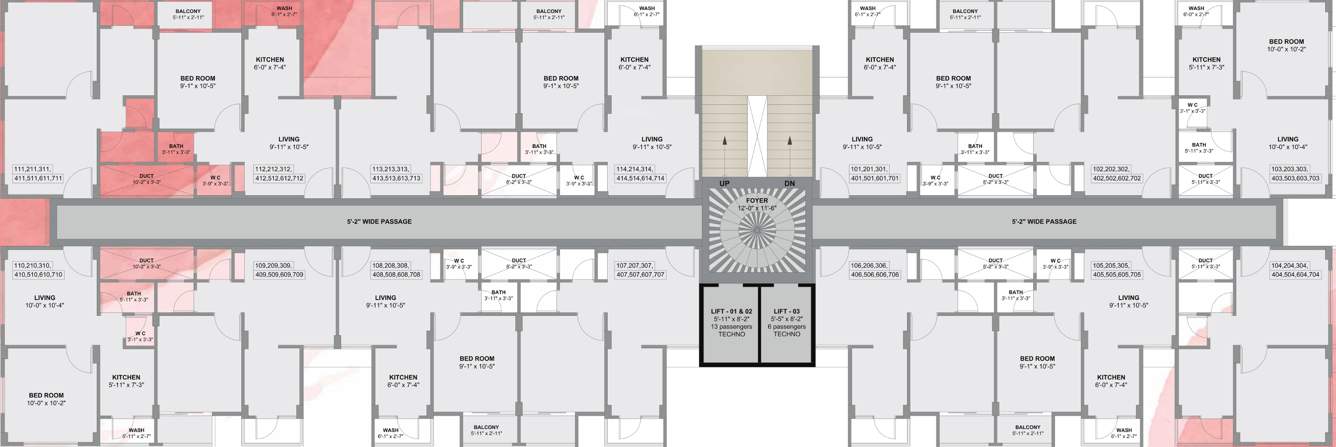  elegance Images for Cluster Plan of Aatrey Elegance