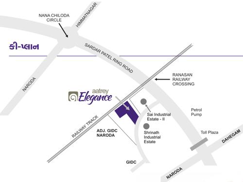  elegance Images for Location Plan of Aatrey Elegance