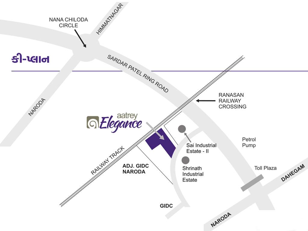  elegance Images for Location Plan of Aatrey Elegance