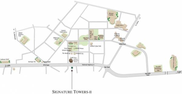 Images for Location Plan of Unitech Signature Towers 2