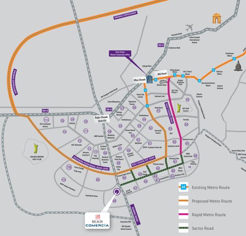  airia-and-commercai Images for Location Plan of Reach Airia And Commercai