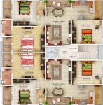  estate A Wing Cluster Plan