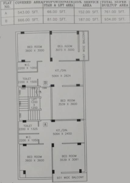Images for Cluster Plan of Siddhi Vinayak Apartment 4