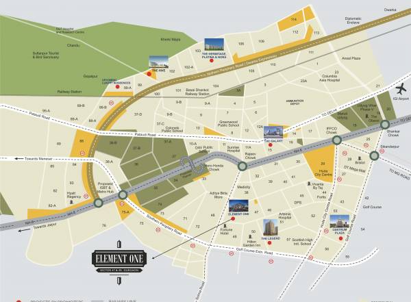 Images for Location Plan of Satya Element One Commercial