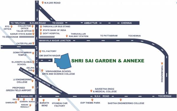 Images for Location Plan of Harini Sai Garden Annexe
