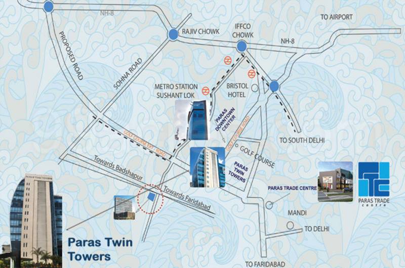 Images for Location Plan of Paras Twin Tower