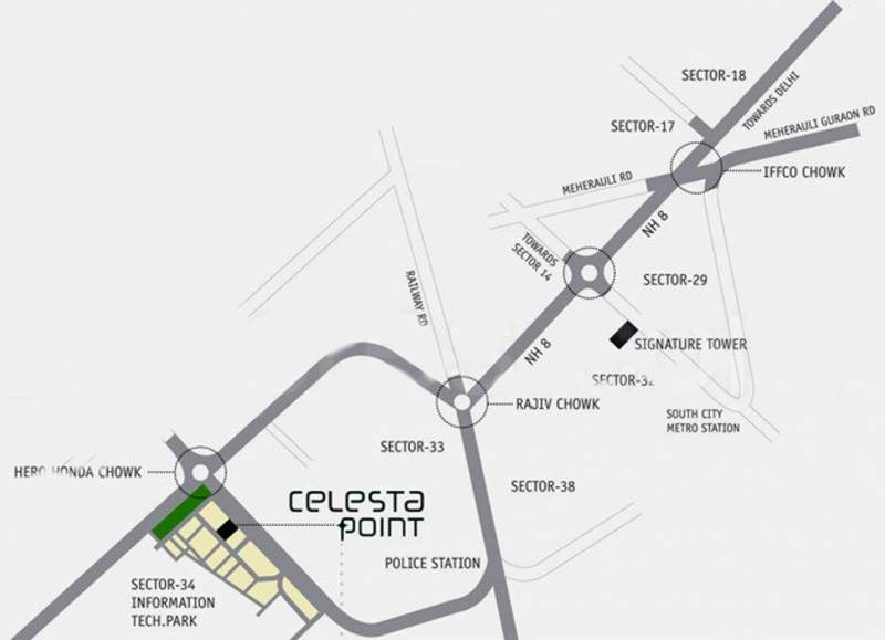 Images for Location Plan of Bharti Celesta Point