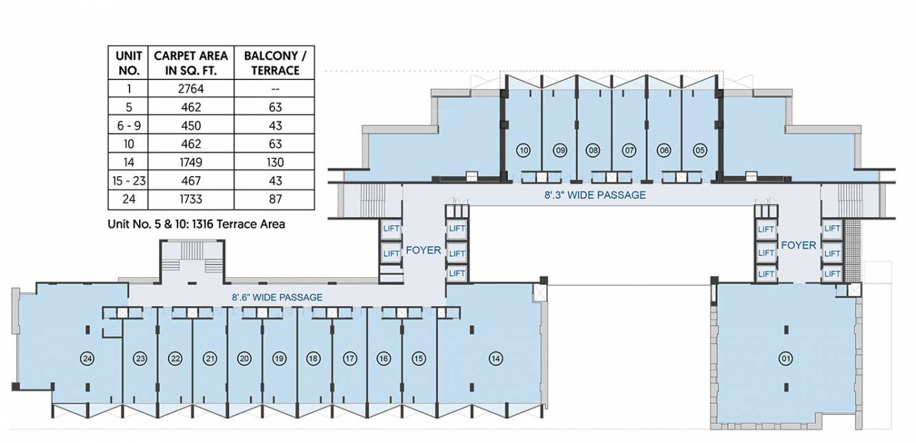 Images for Cluster Plan of Ganesh Maple Trade Centre