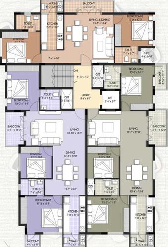 Images for Cluster Plan of Ananyakrishnaa Orange Blossom