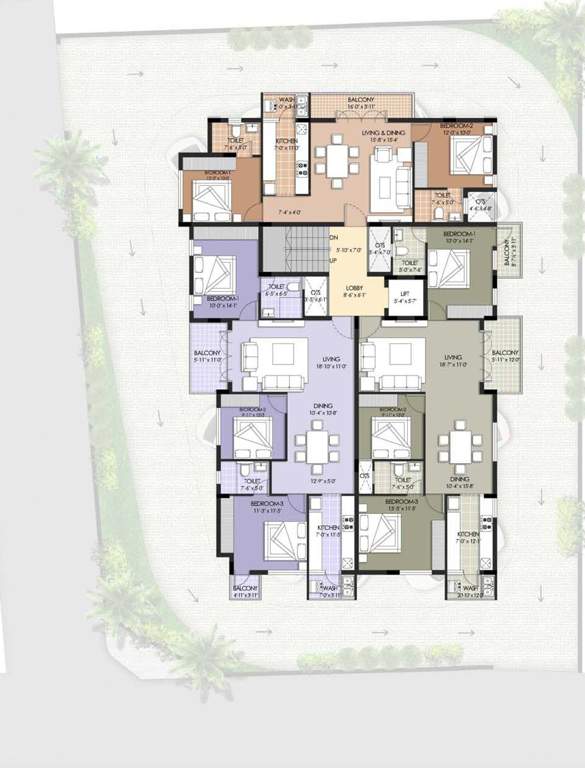 Images for Layout Plan of Ananyakrishnaa Orange Blossom