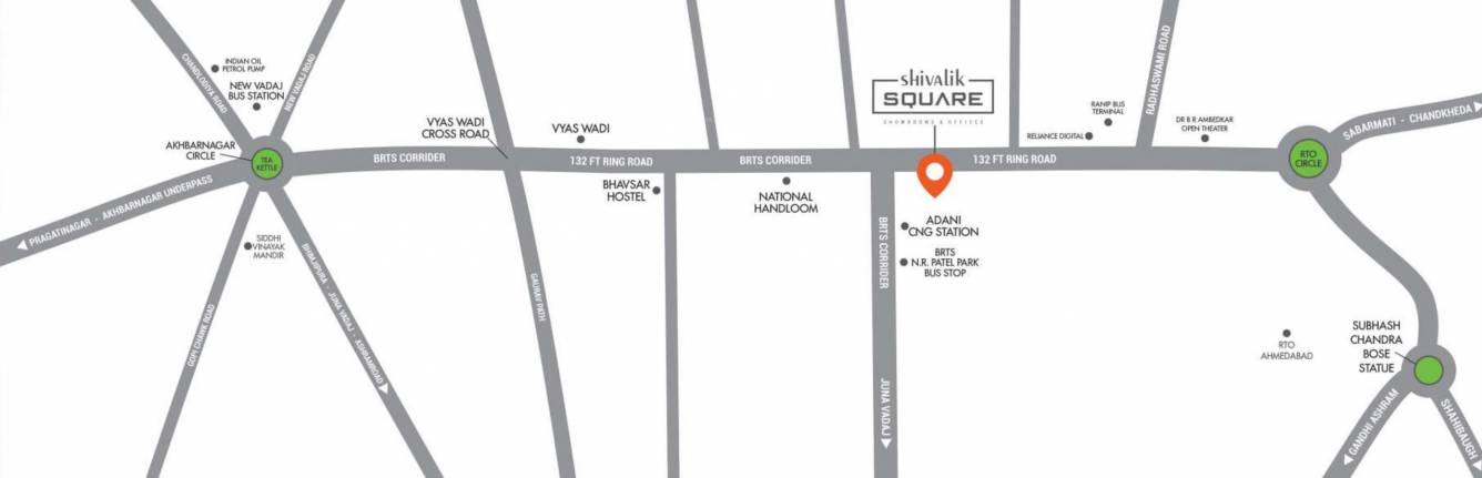  square Location Plan