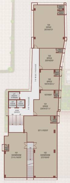 Images for Cluster Plan of Sheth Corporate Tower