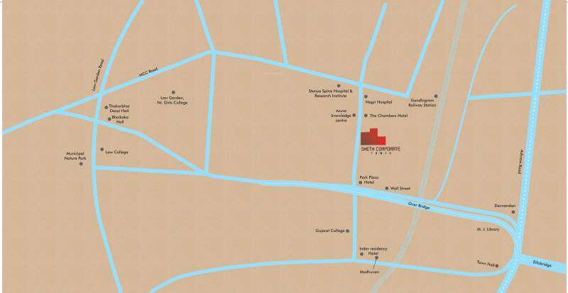 Images for Location Plan of Sheth Corporate Tower