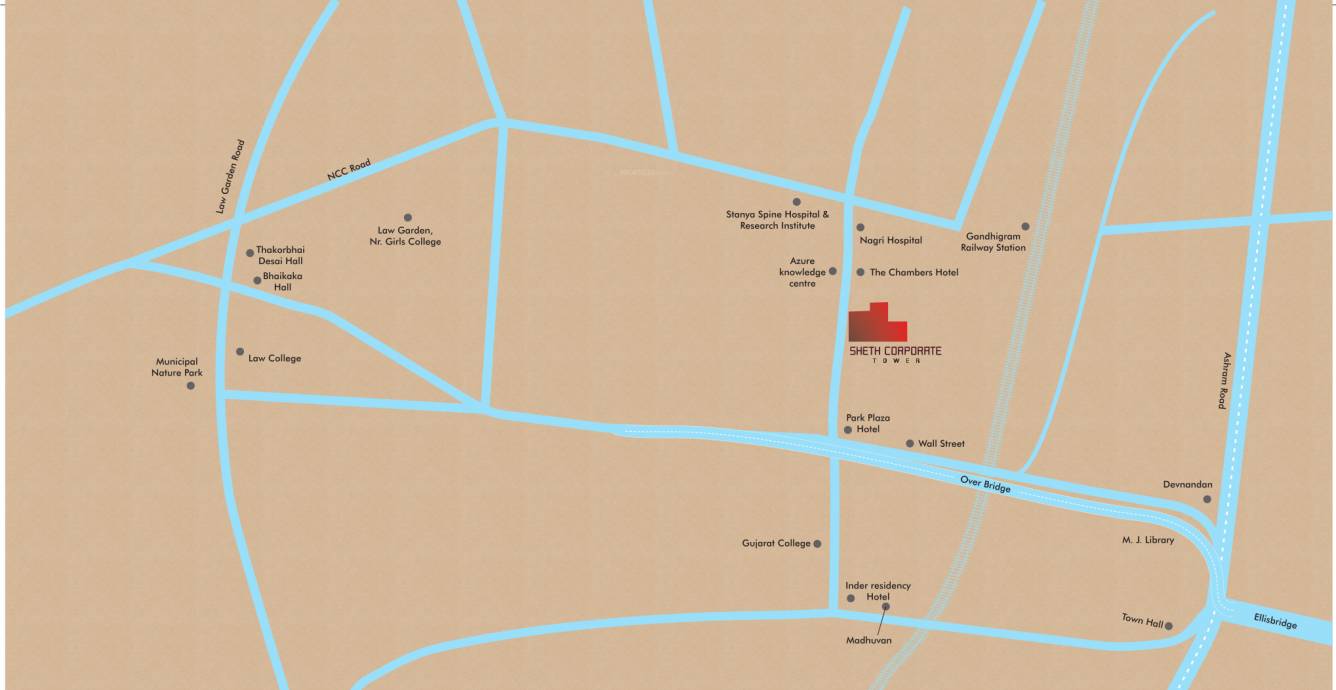 Images for Location Plan of Sheth Corporate Tower