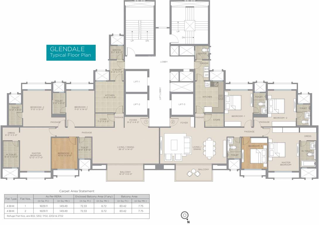 Images for Cluster Plan of Hiranandani Glendale