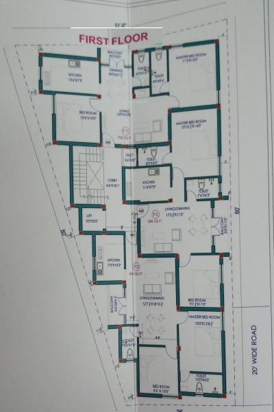 Images for Cluster Plan of Vishnu INBA Flats