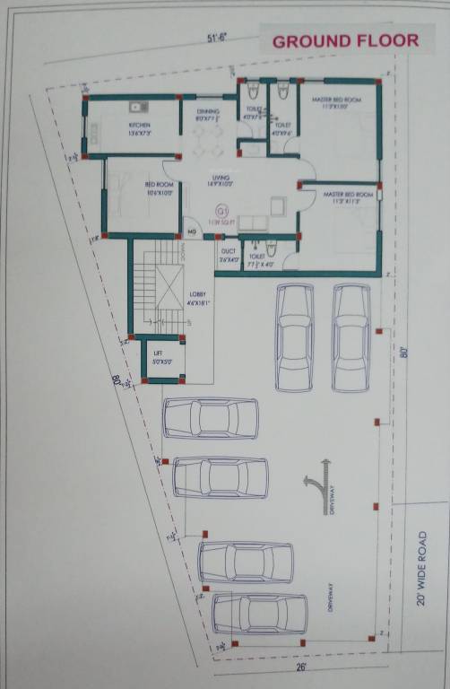Images for Cluster Plan of Vishnu INBA Flats