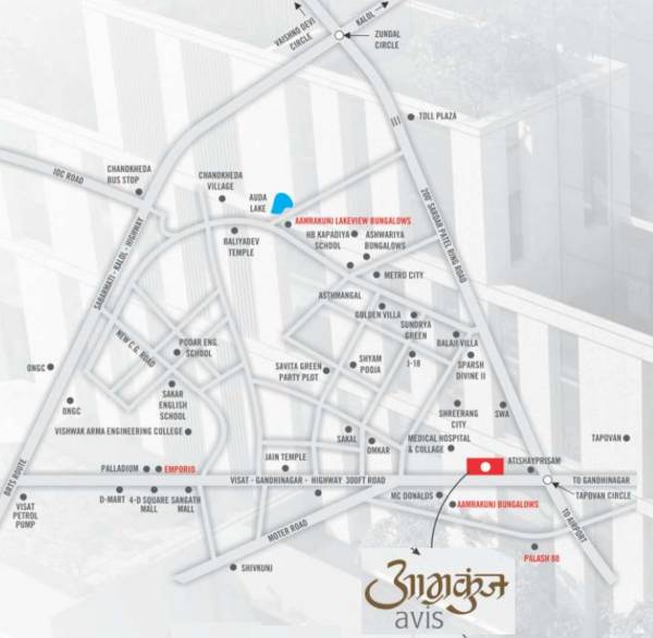 Images for Location Plan of Avis Aamrakunj Avis